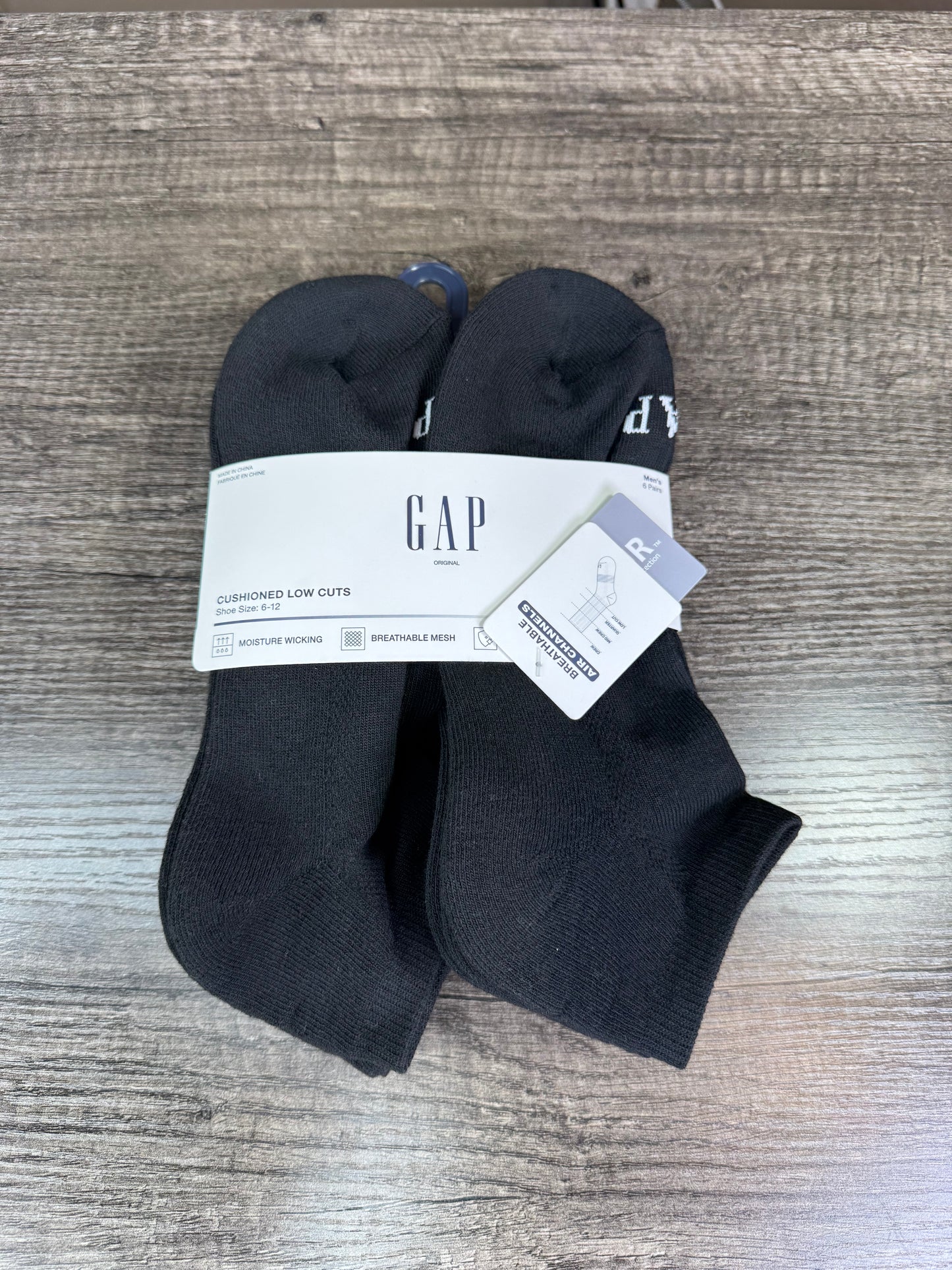 Calcetas GAP negras 6 pares