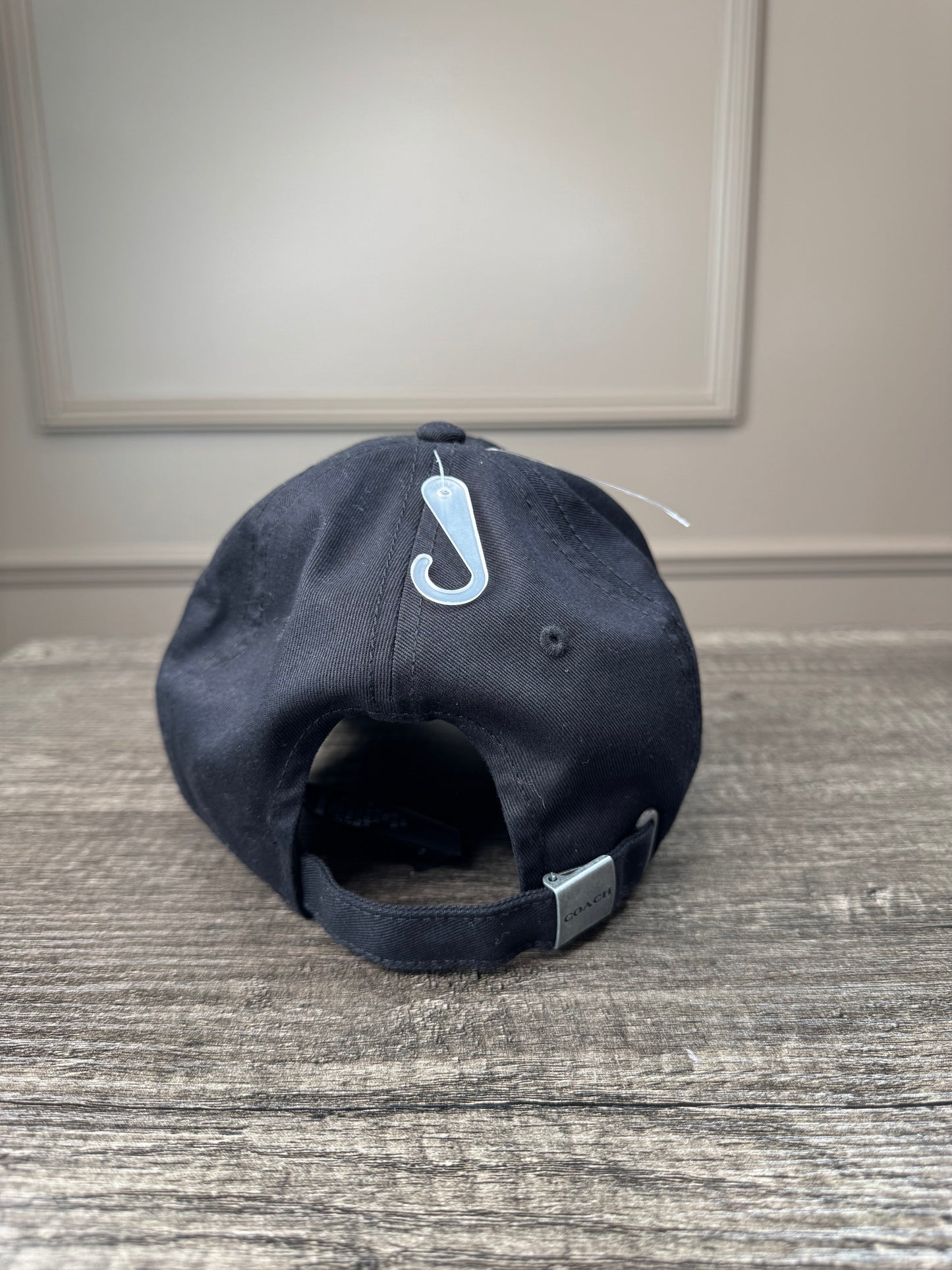 Gorra COACH negra lisa