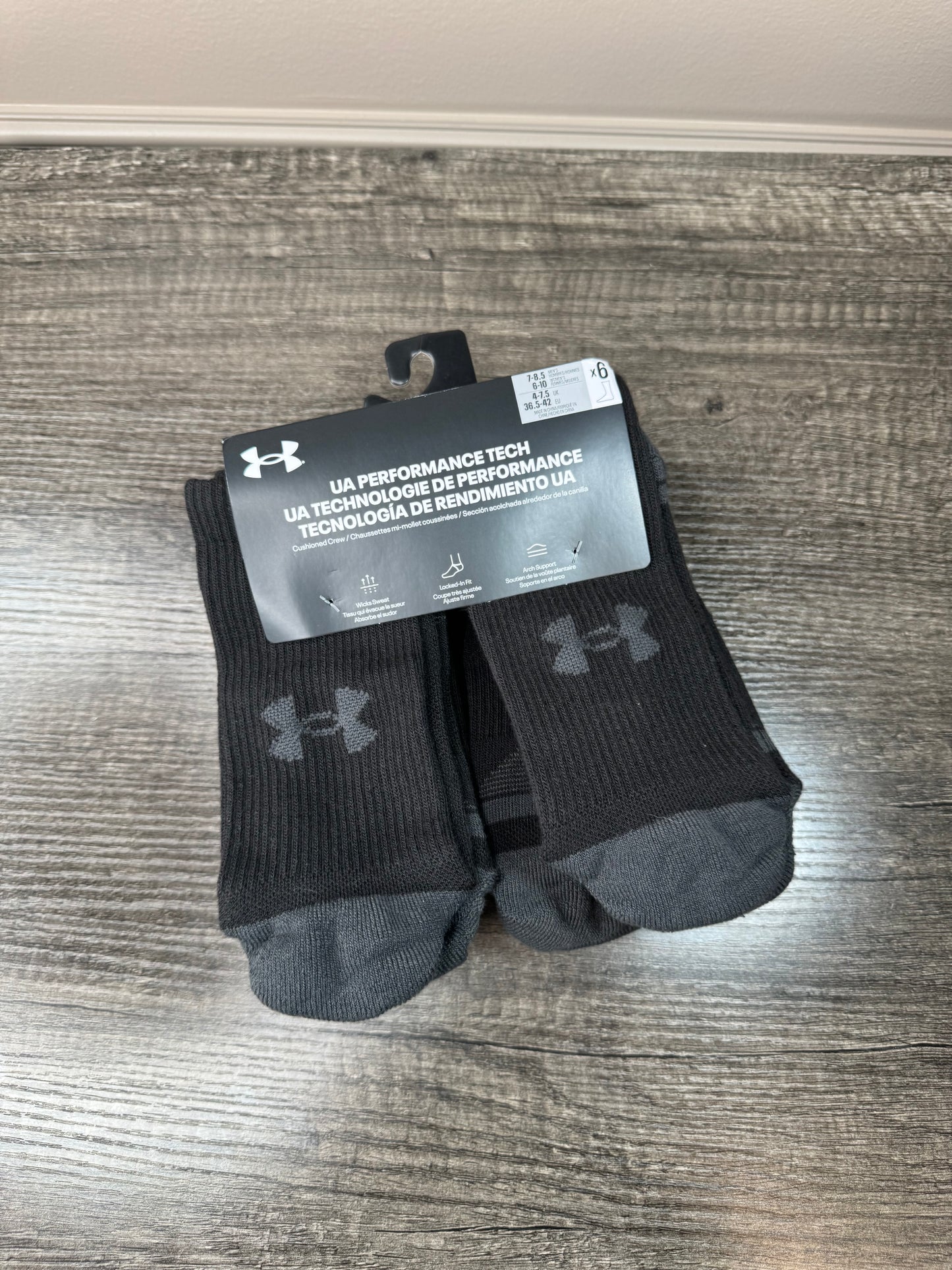 Calcetas Unisex Under Armour Performance Tech 6-Pack