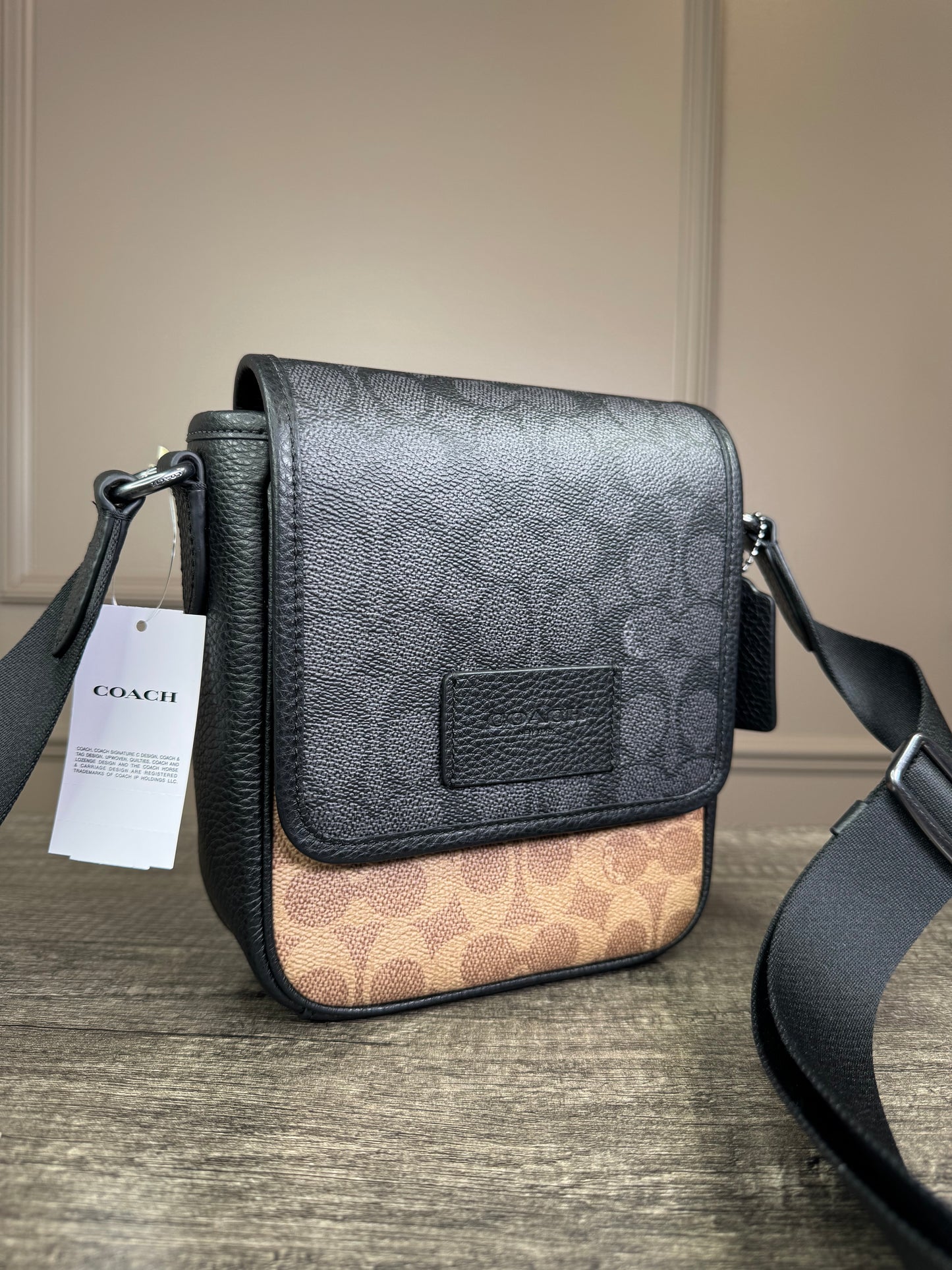 Crossbody Coach 3 colores caballero