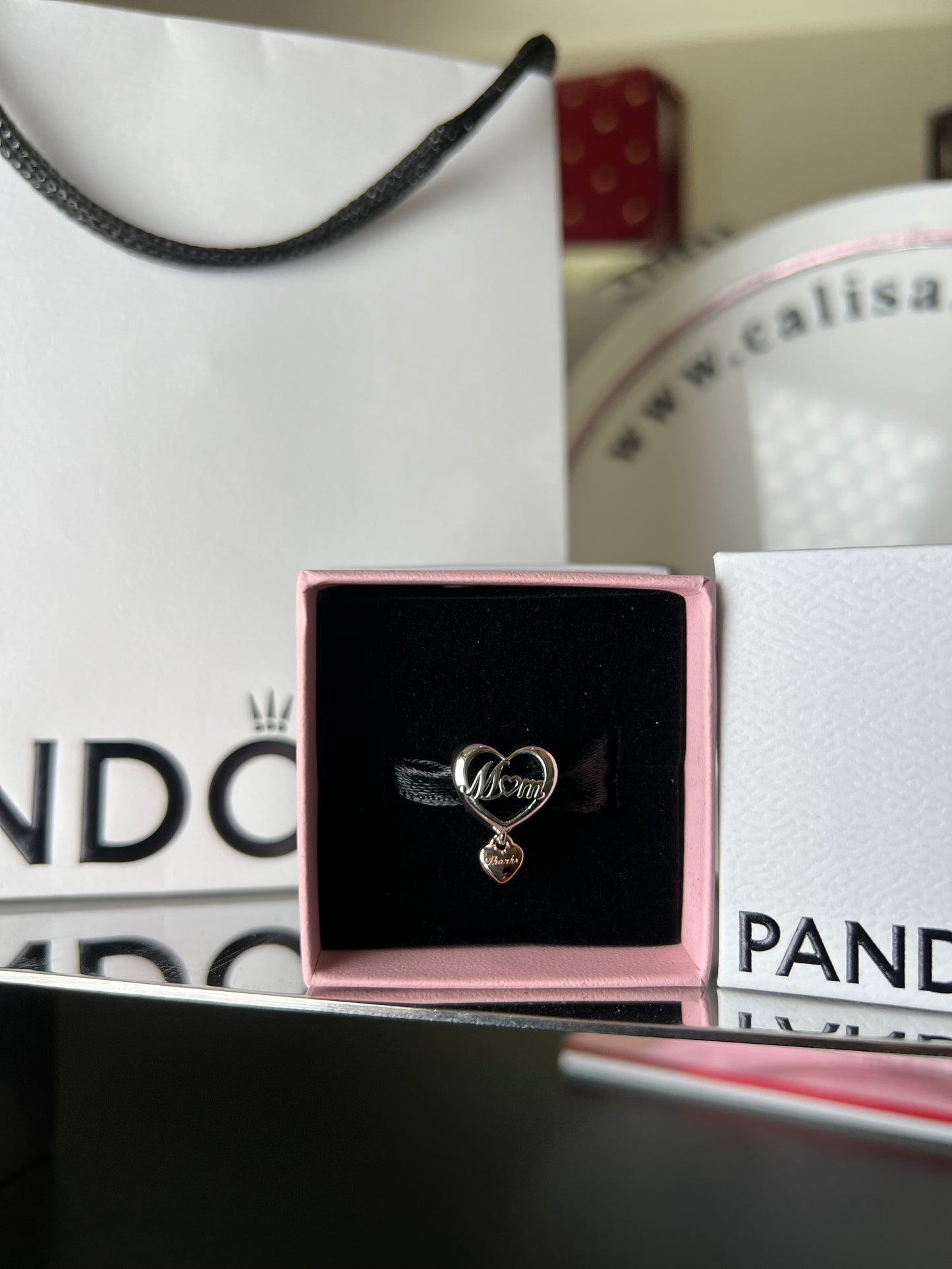 Charm Pandora corazón mom