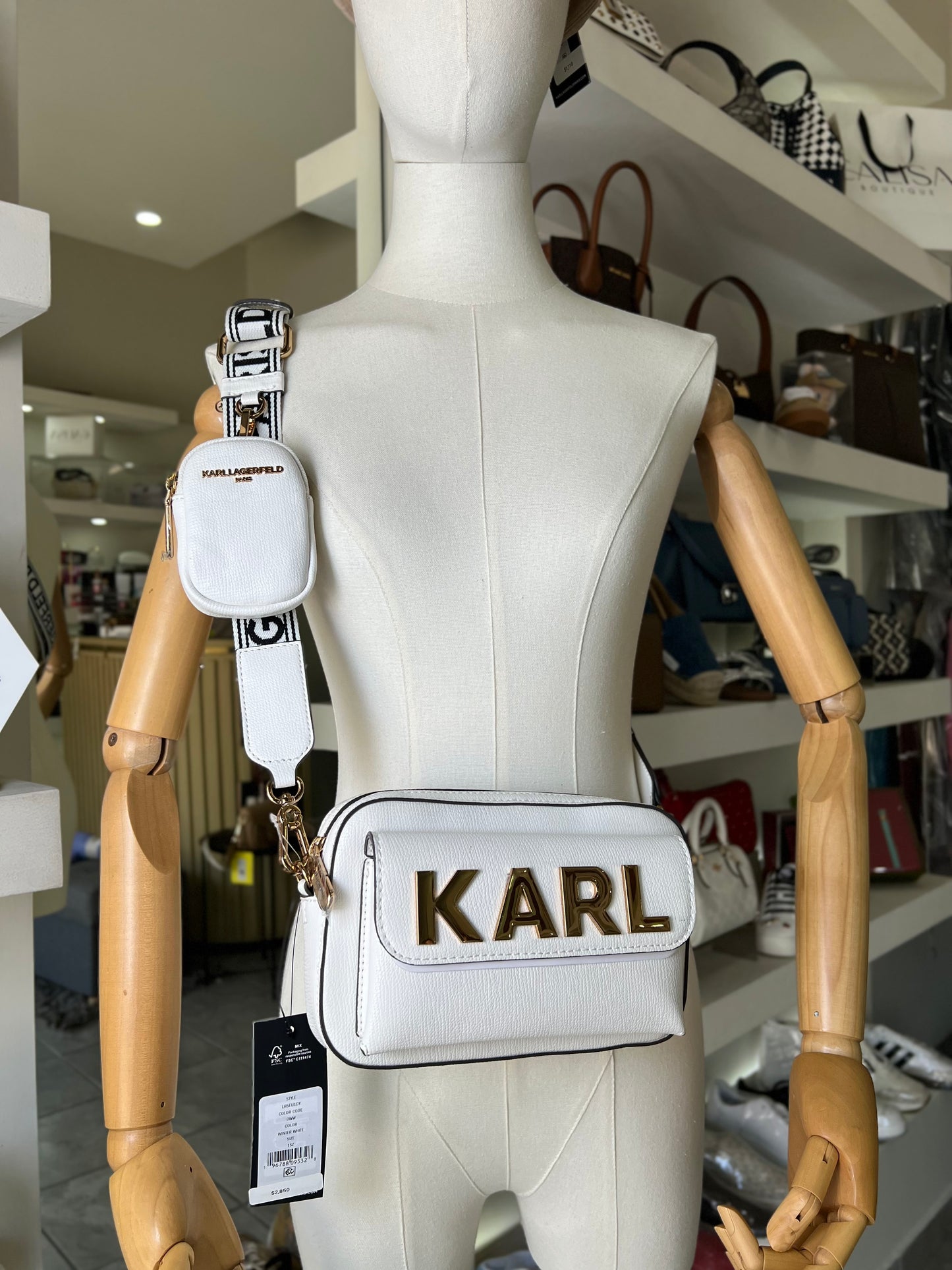 Crossbody Karl Lagerfeld blanca