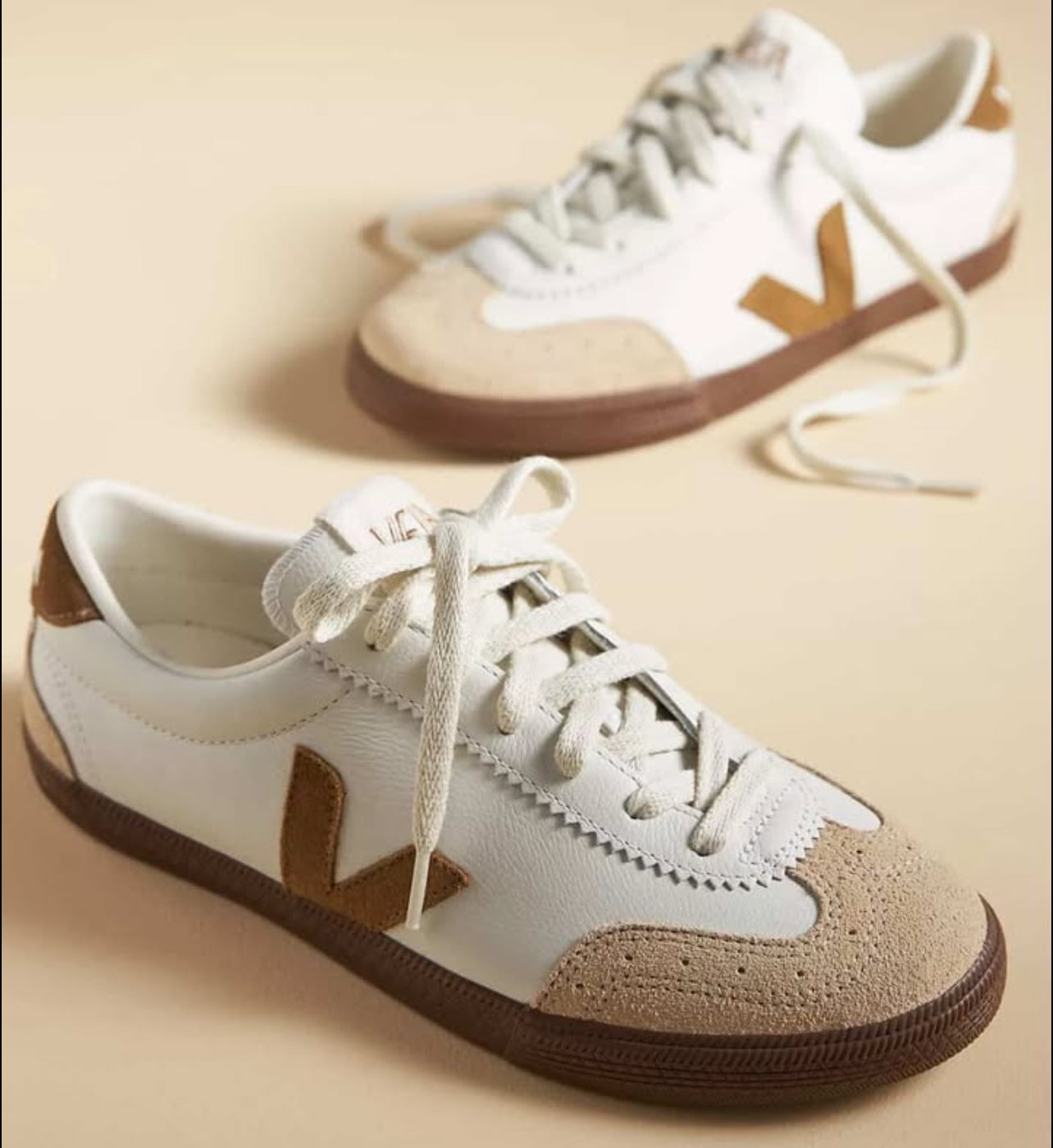 Tenis VEJA VOLLEY LEATHER WHITE TENT BARK