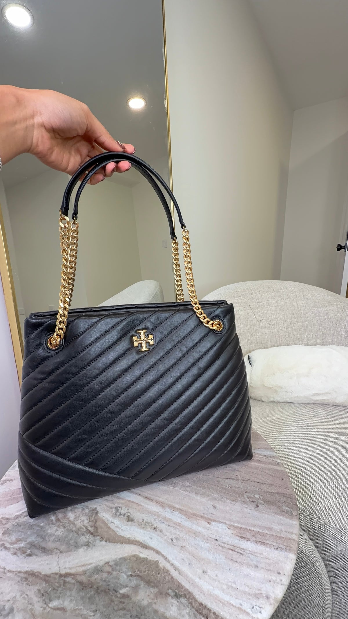Bolsa Tote tory negra grande