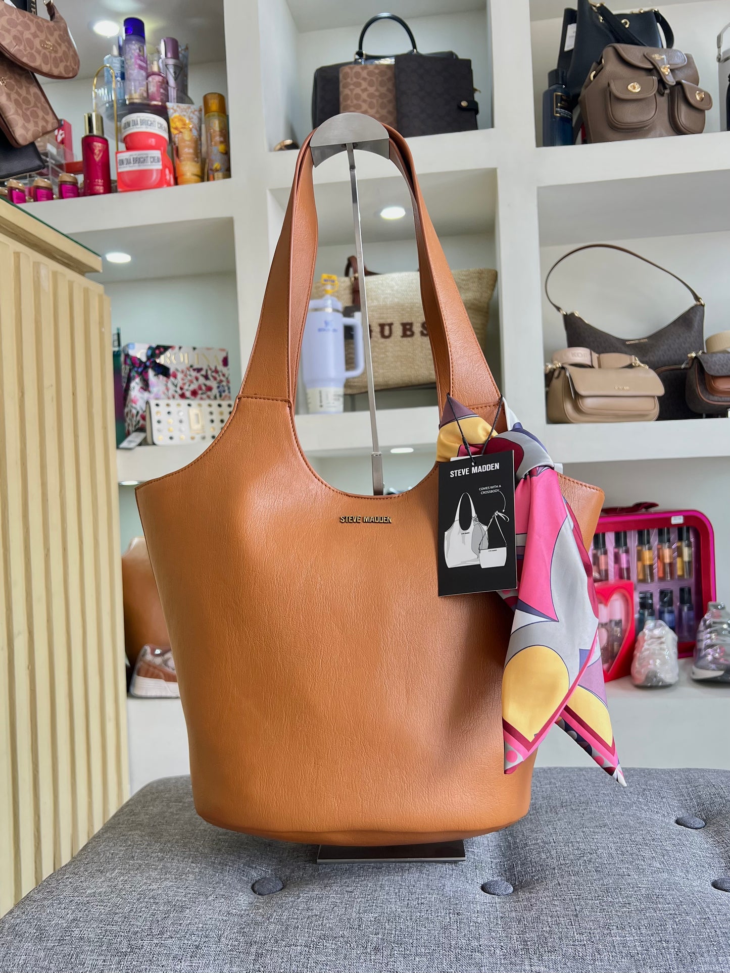 Bolsa cafe camel Lisa Steve Madden