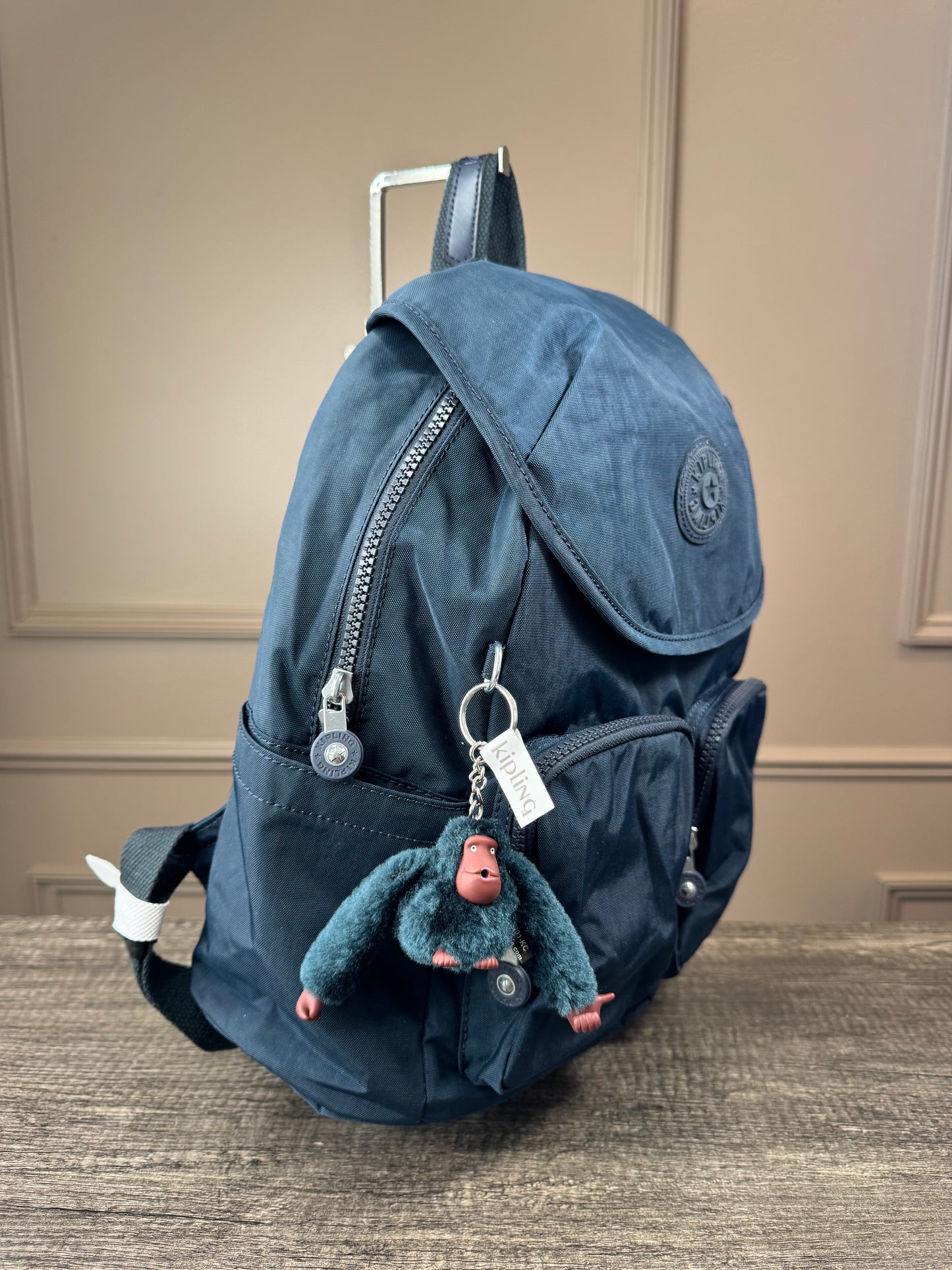Mochila KIPLING azul mediana