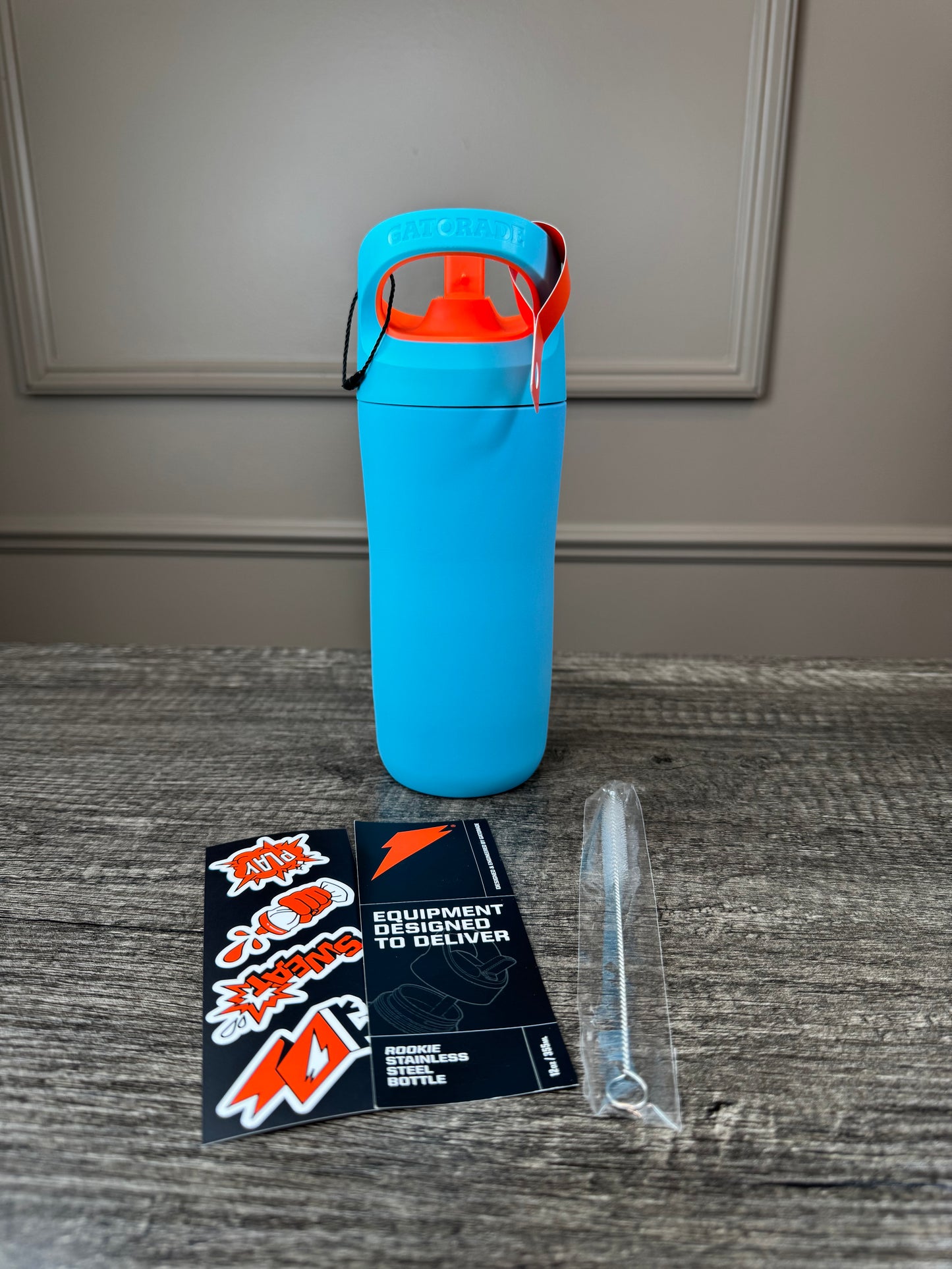 Termo Gatorade azul 12 oz