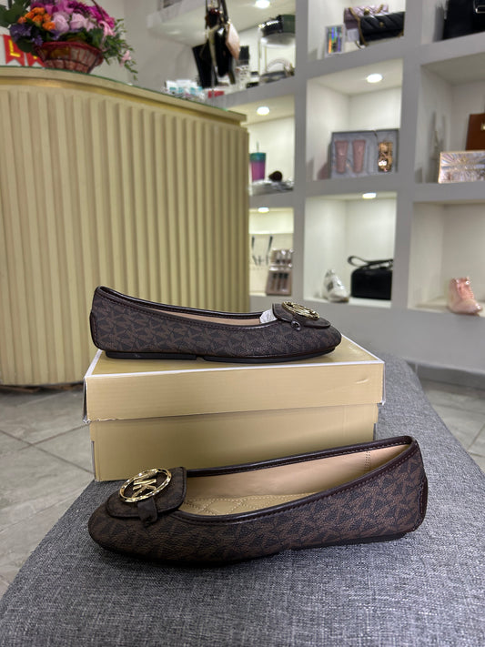 Flats Michael Kors café estampado