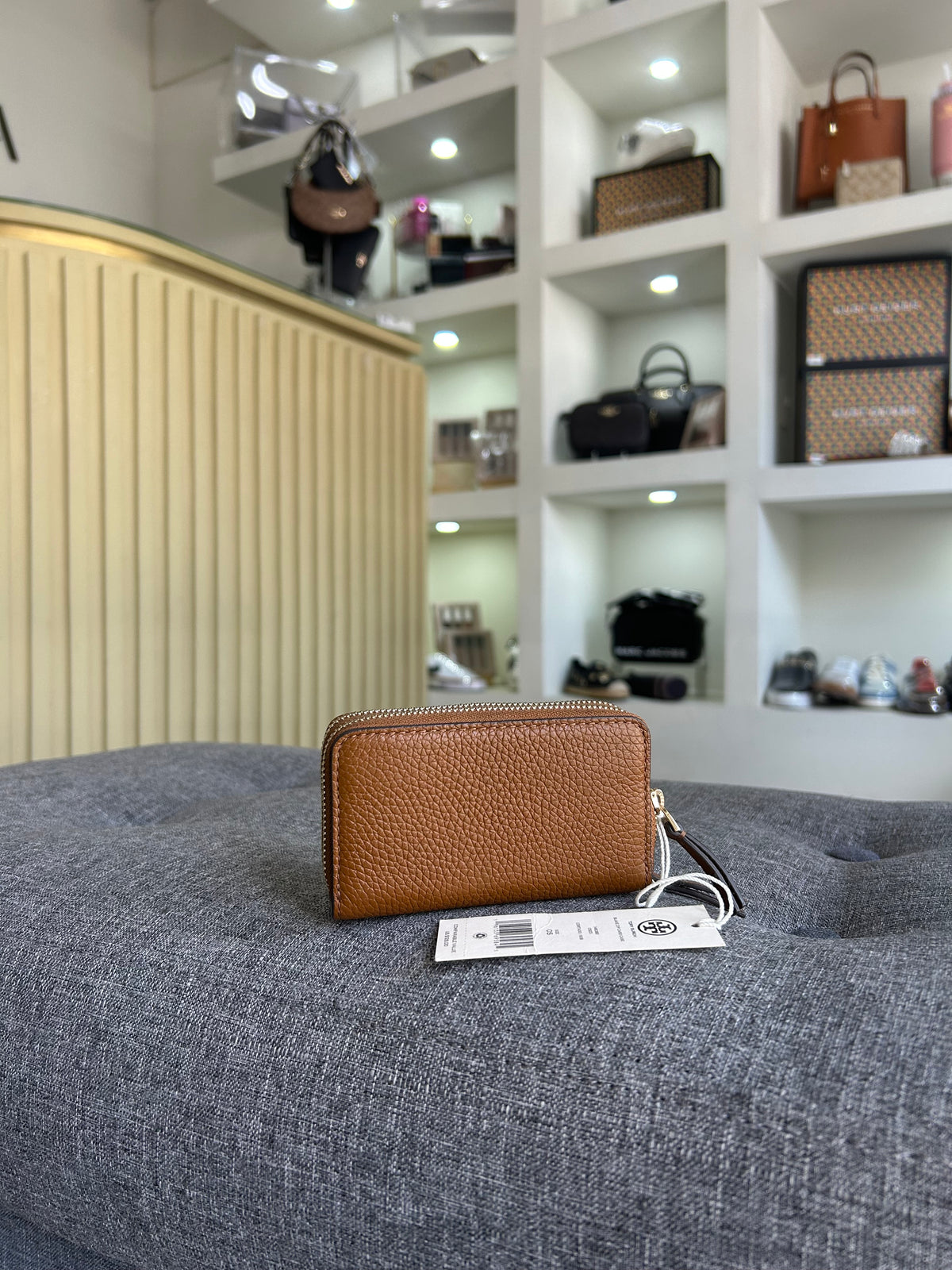 Cartera Tory rectangular camel Lisa