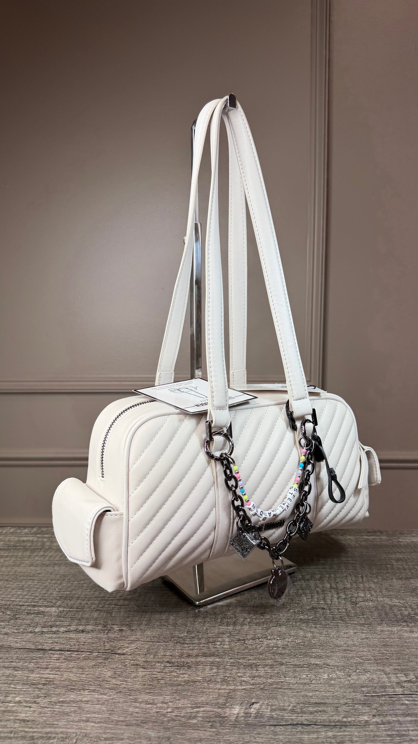 Bolsa beige clara Steve Madden