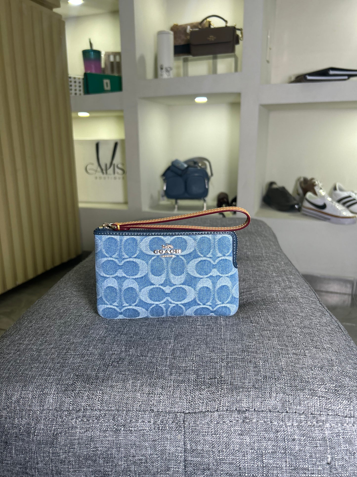 Cartera Coach chica mezclilla