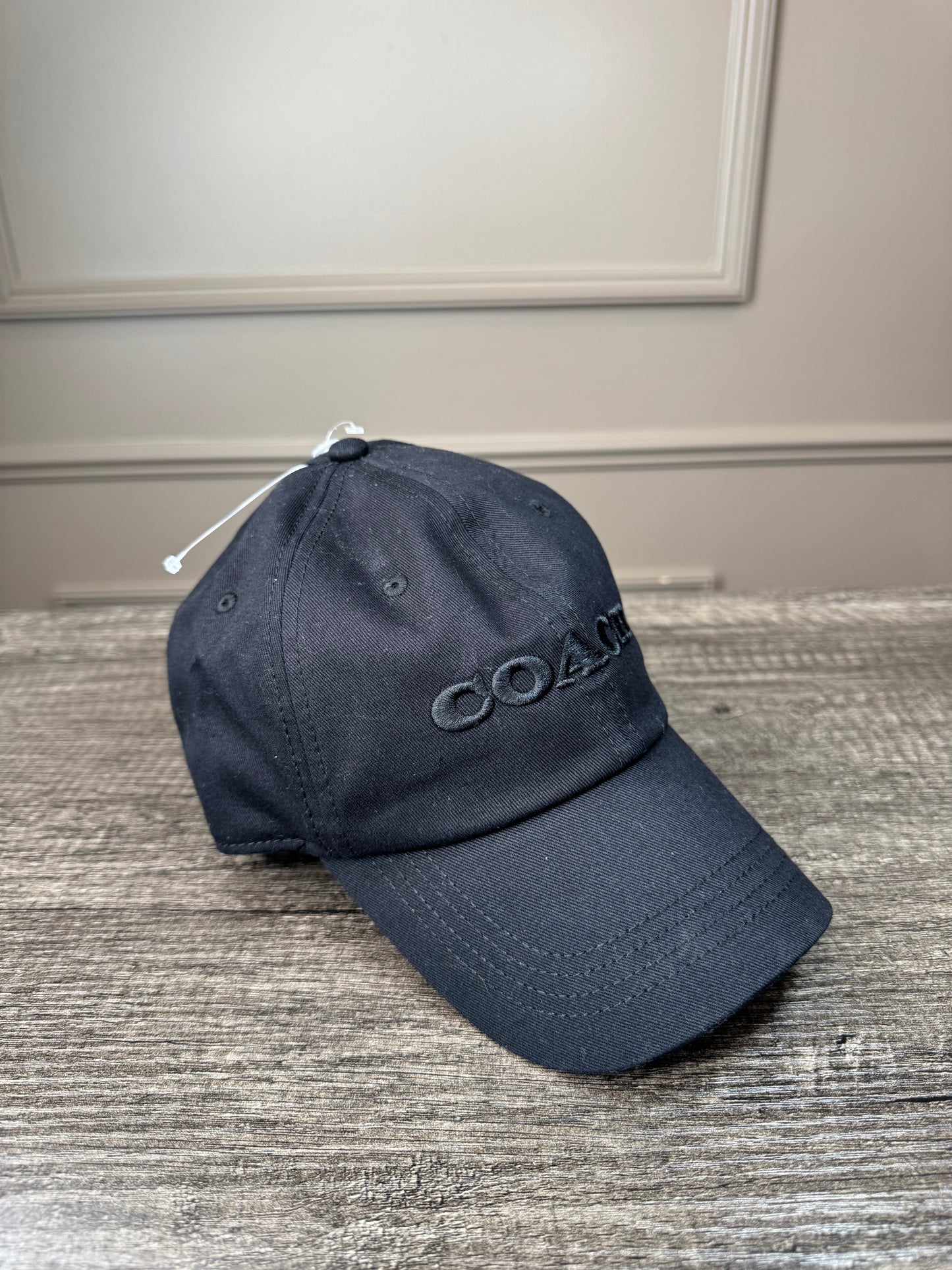 Gorra COACH negra lisa