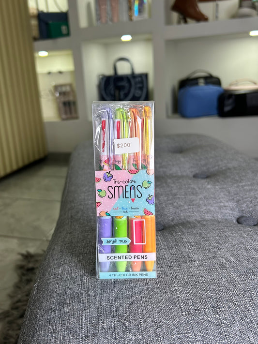 Tri-color SMENS Plumas con olor