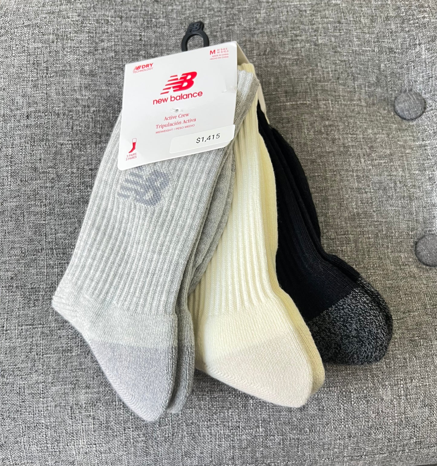 Set 3 pares calceta New balance