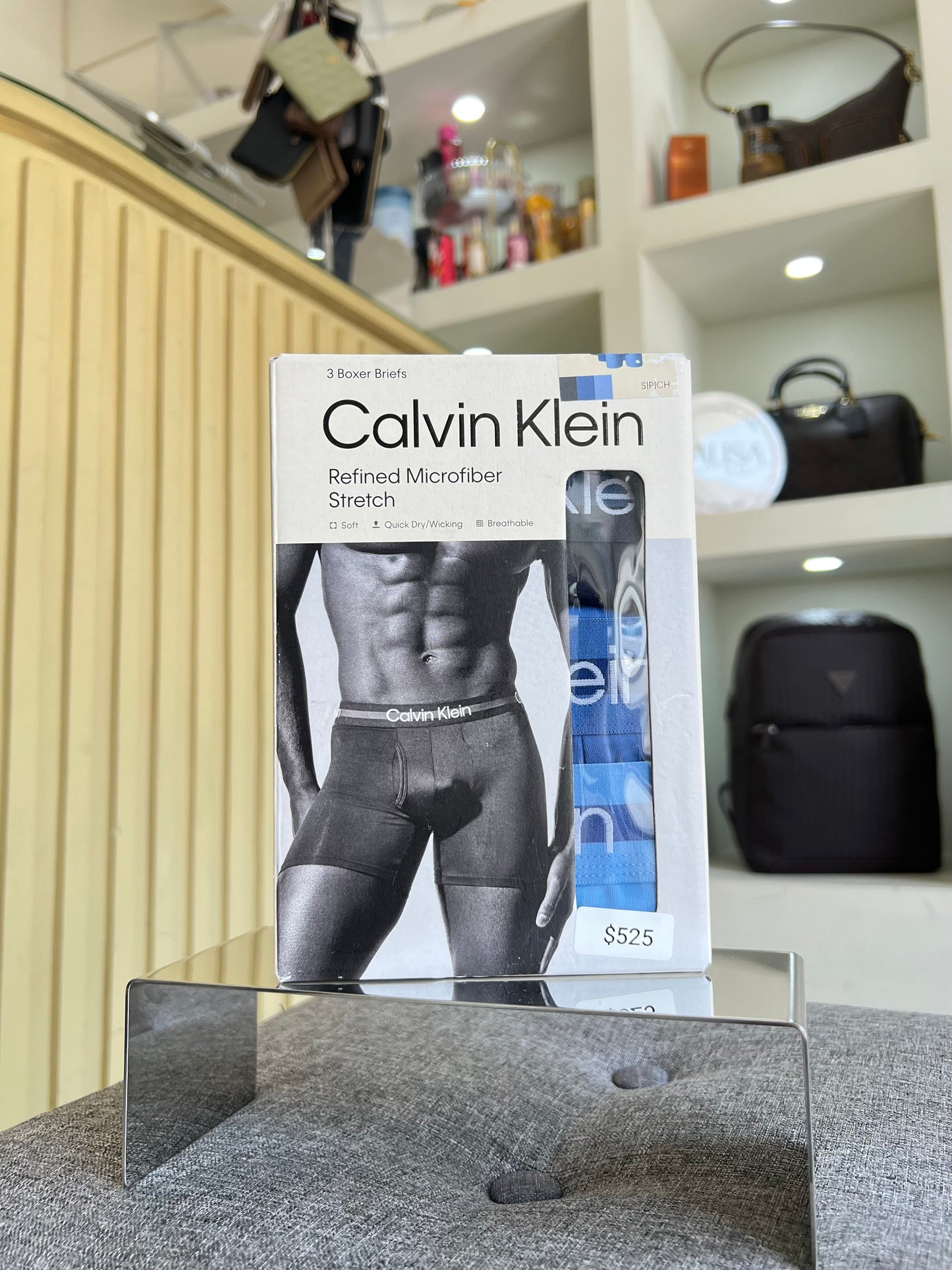 Caja 3 calzones Calvin Klein talla S