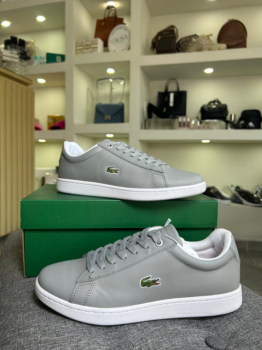 Tenis LACOSTE color gris