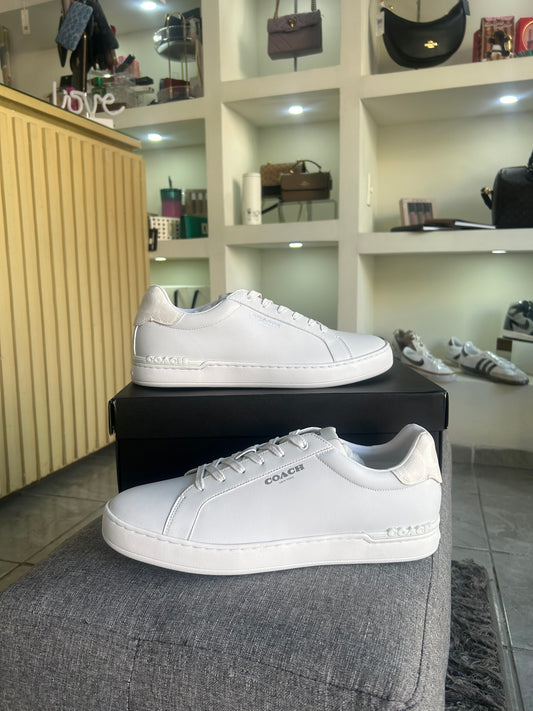 Teni Coach blanco liso caballero