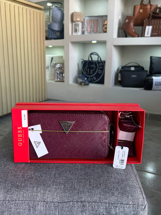 Crossbody Guess tinto estampada