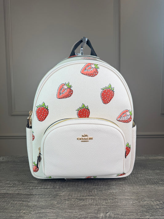 Mochila Coach signature mediana