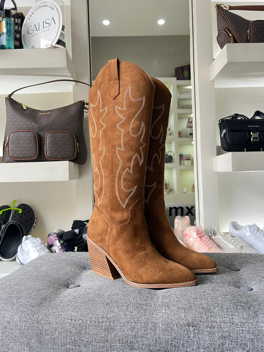 Bota steve madden (madden girl) cafe camel gamuza