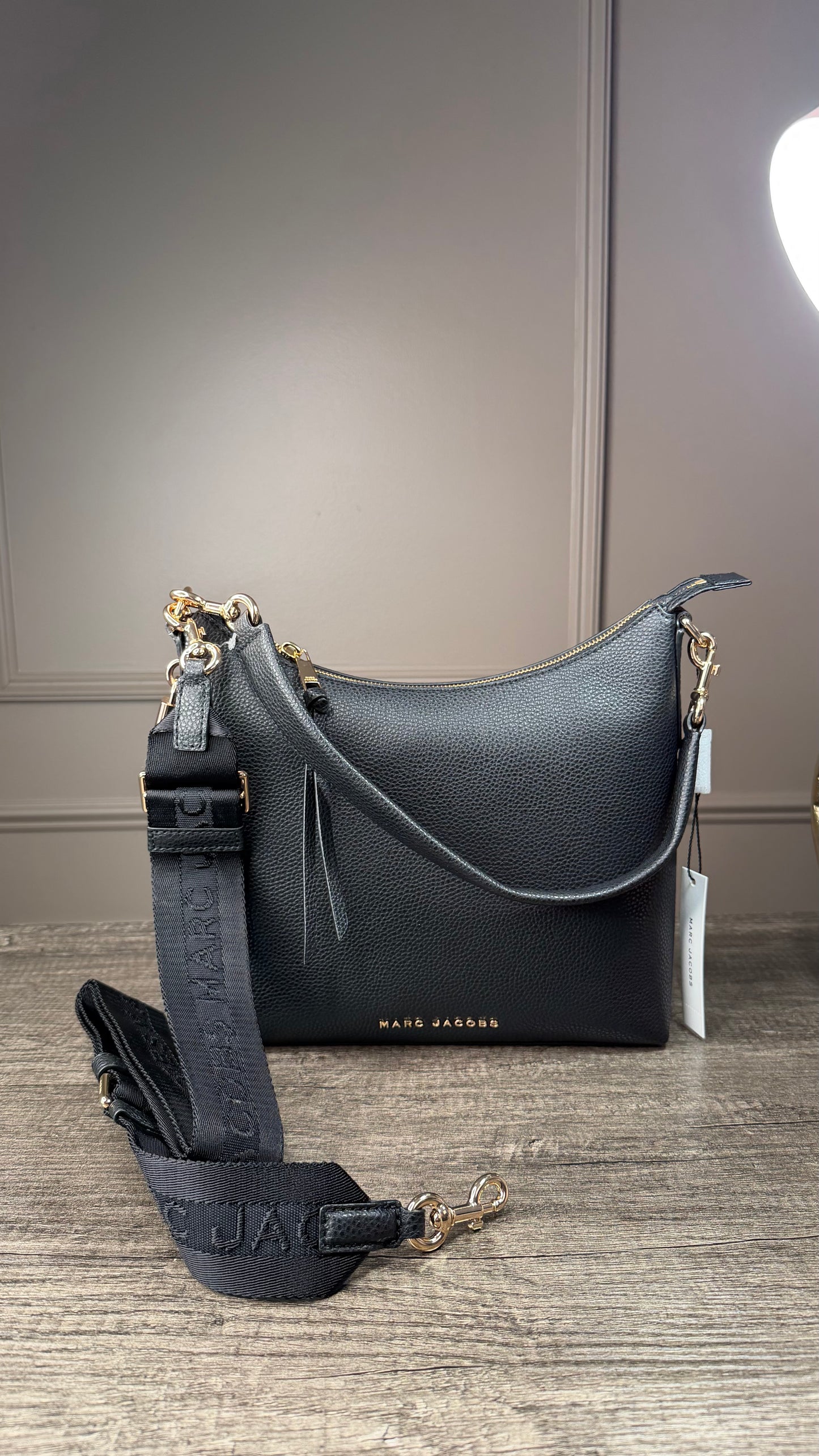 Bolsa Marc Jacobs negra lisa