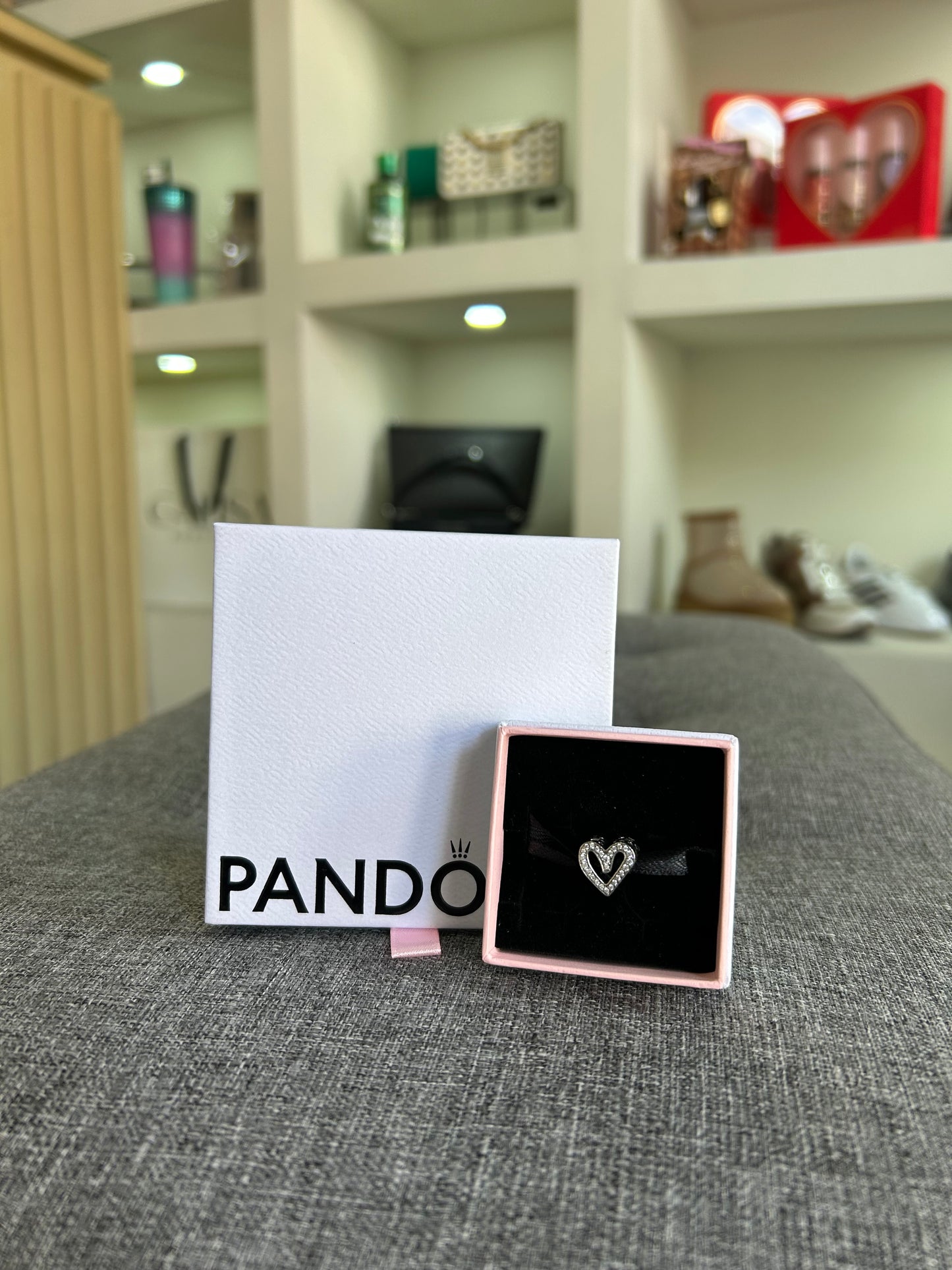 Charm Pandora Corazon brillos