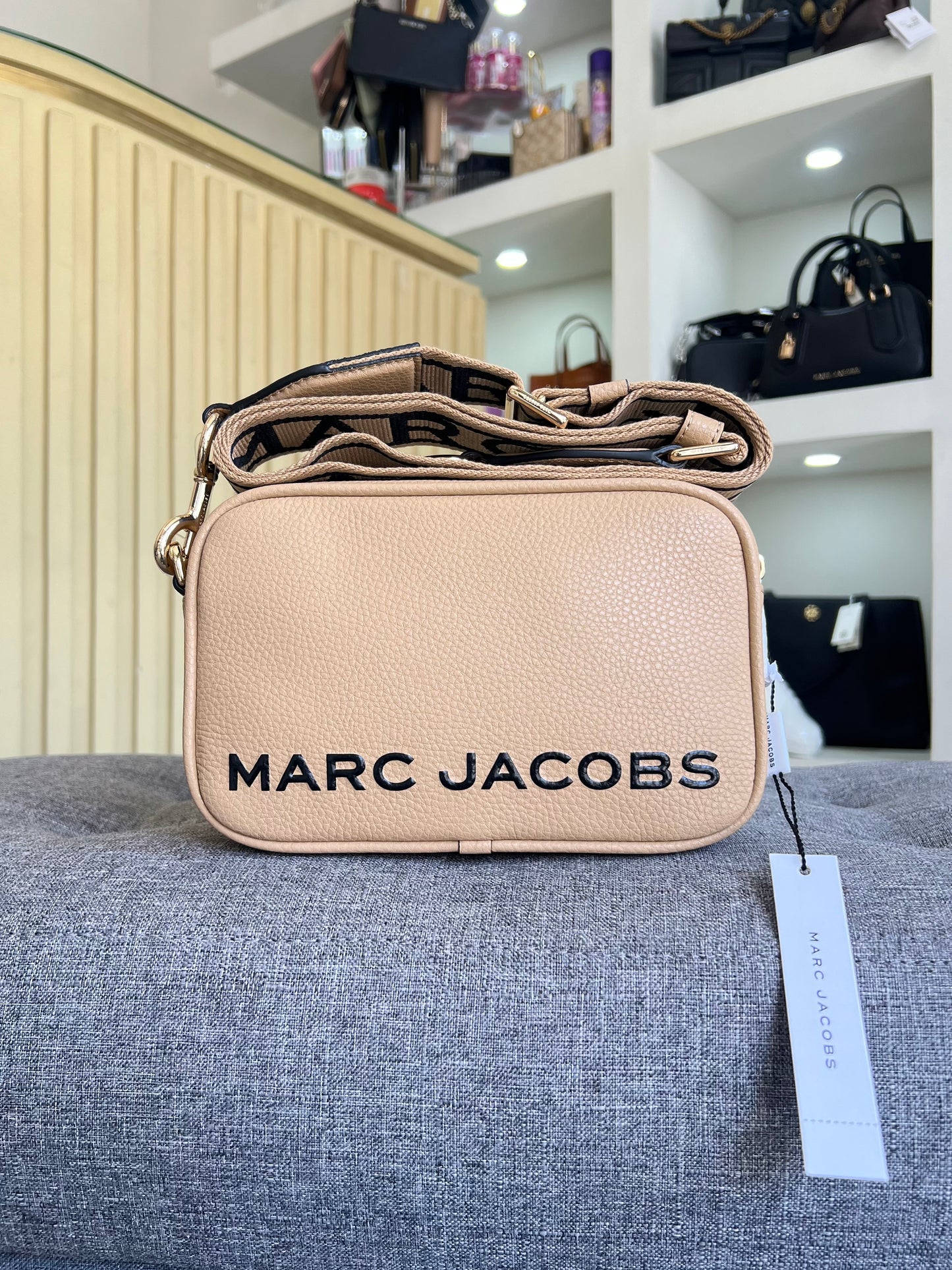 Bolsa crossbody beige Marc jacobs