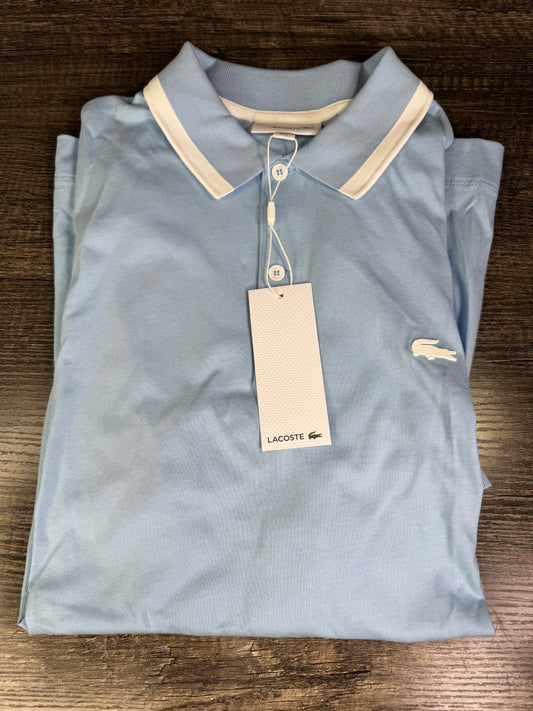 Playera tipo polo Lacoste azul cielo