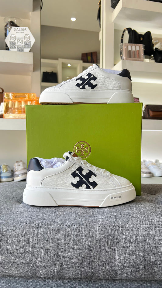 Teni Tory Burch blanco con azul marino