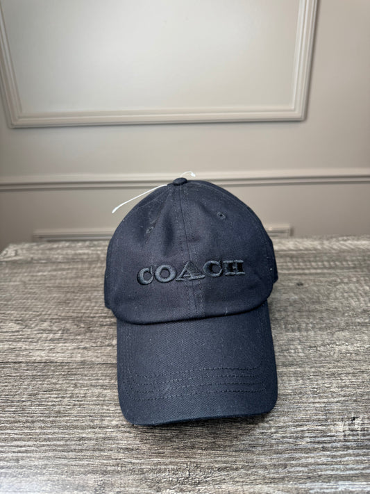 Gorra COACH negra lisa