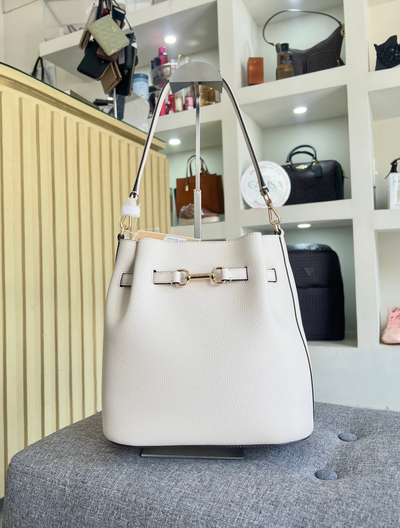 Bolsa Michael kors beige CARSON