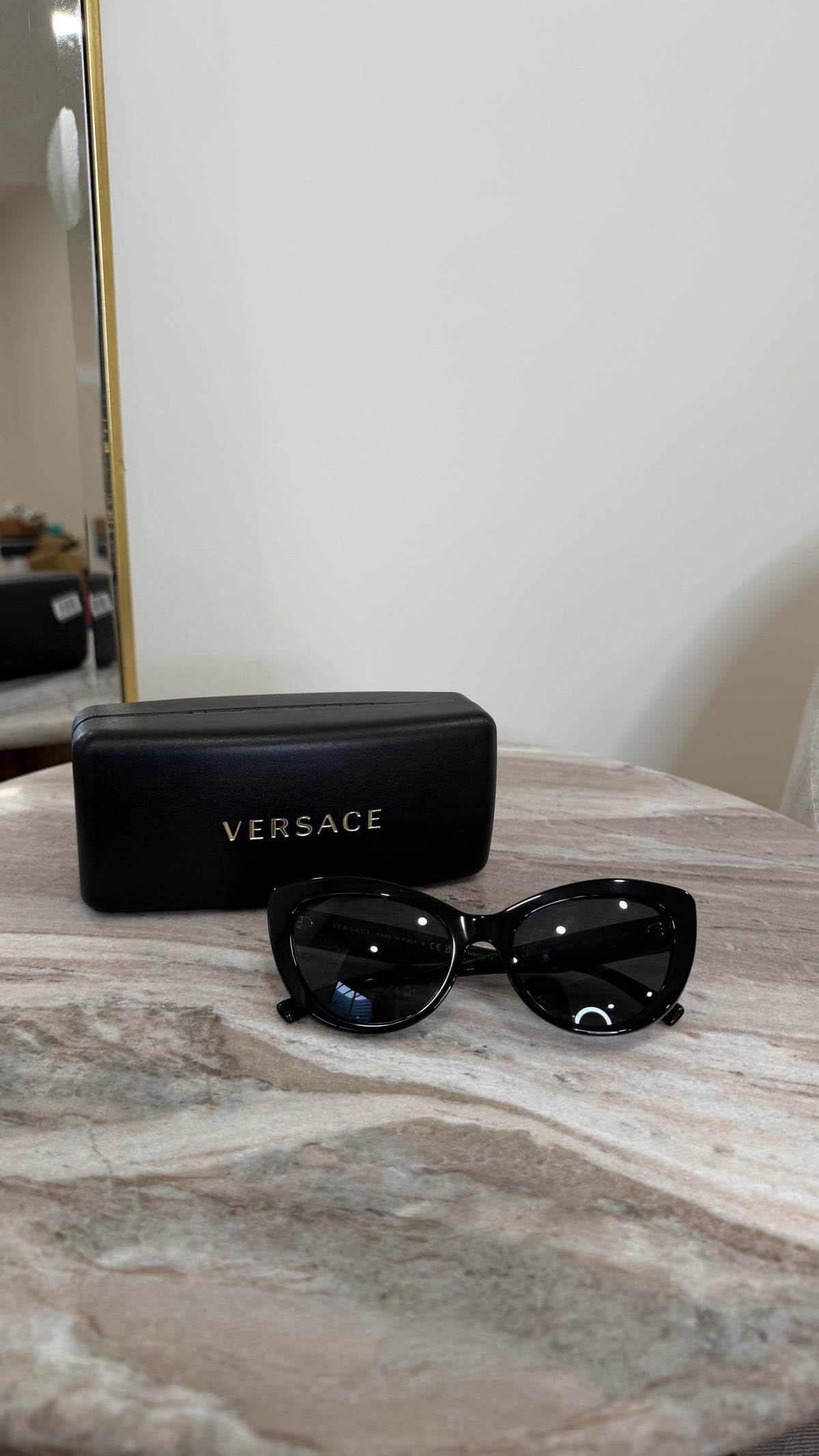 Lentes Versace negro dama