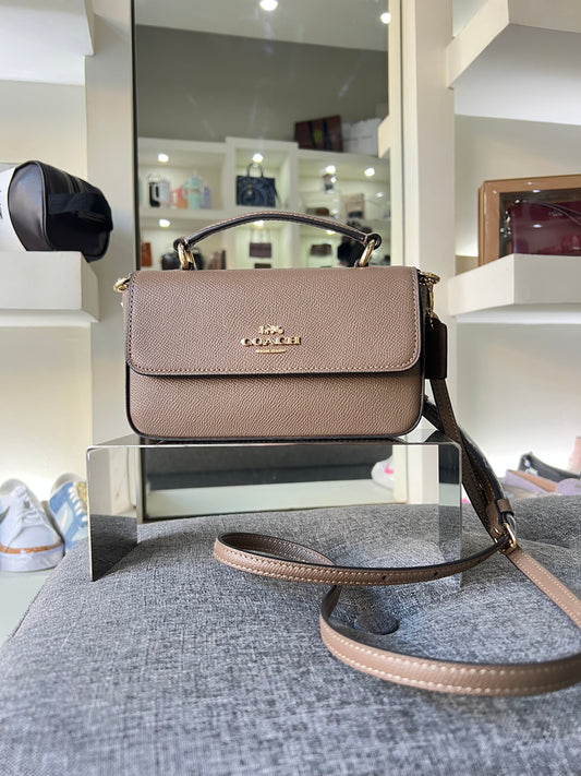 Bolsa Coach dark stone chica