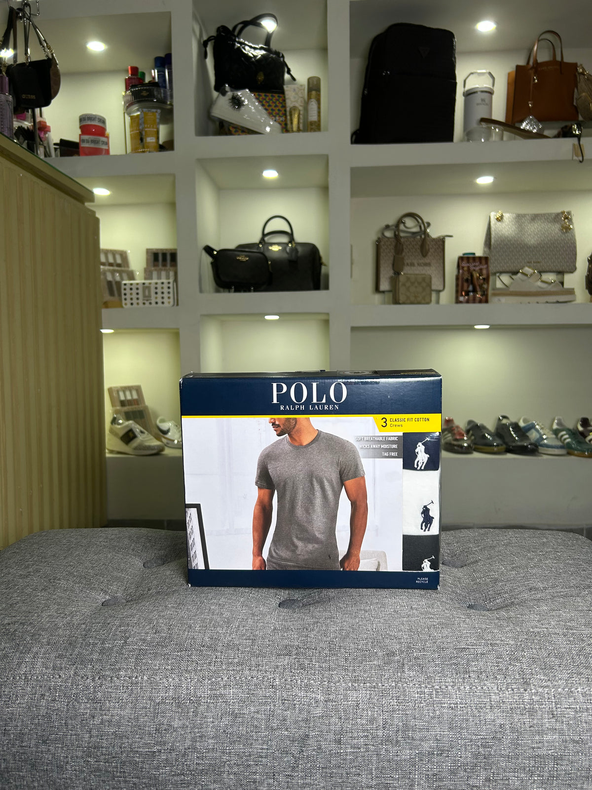 Playera POLO de algodón talla M set 3