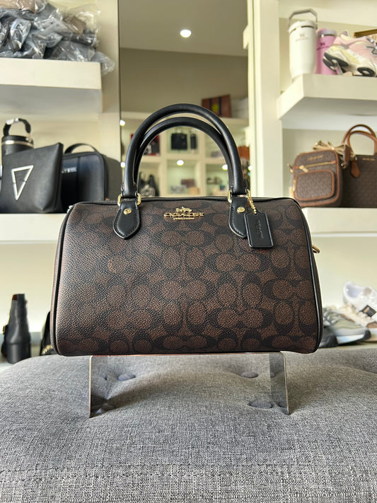 Bolsa Coach estampada chica