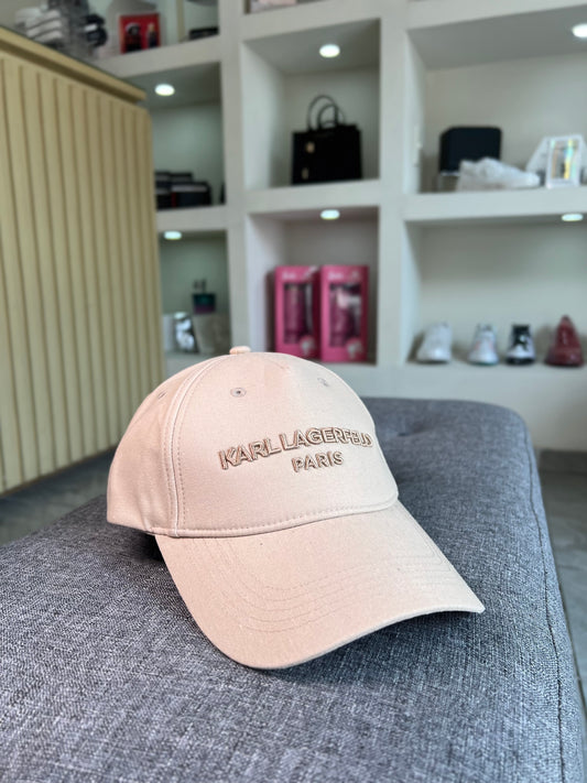 Karl Lagerfeld gorra beige