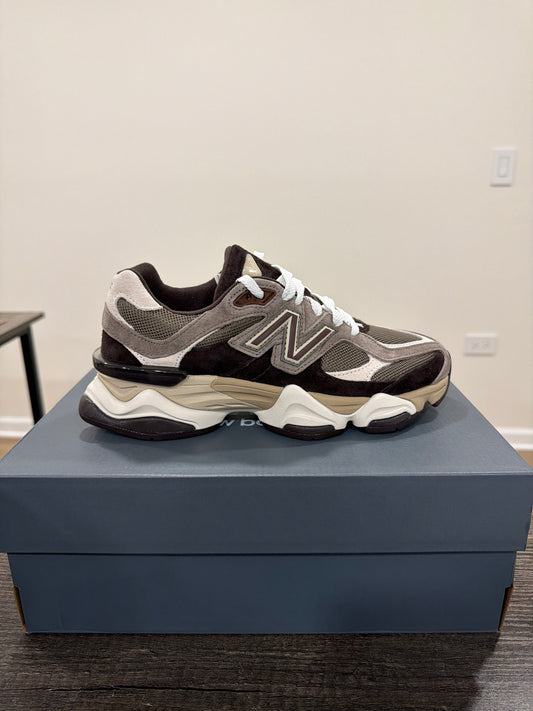 Teni new balance 9060 cafe obscuro talla 5 mx