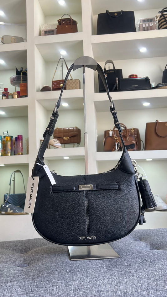 Bolsa Steve Madden negra lisa BDEBBY