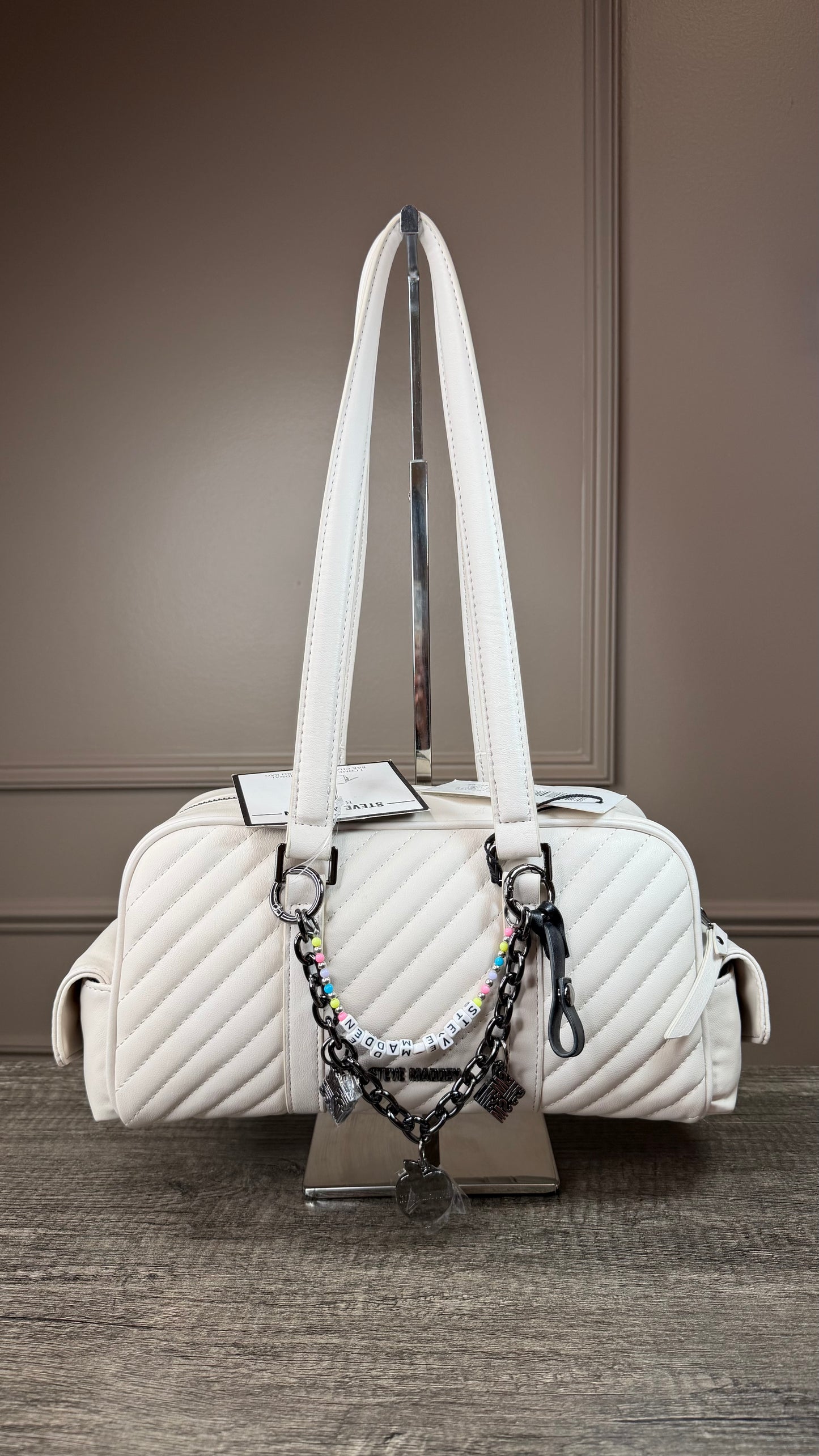 Bolsa beige clara Steve Madden