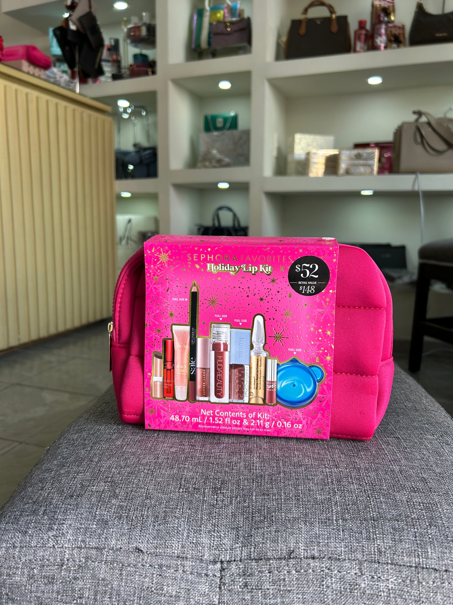 Sephora Holiday lip kit rosa