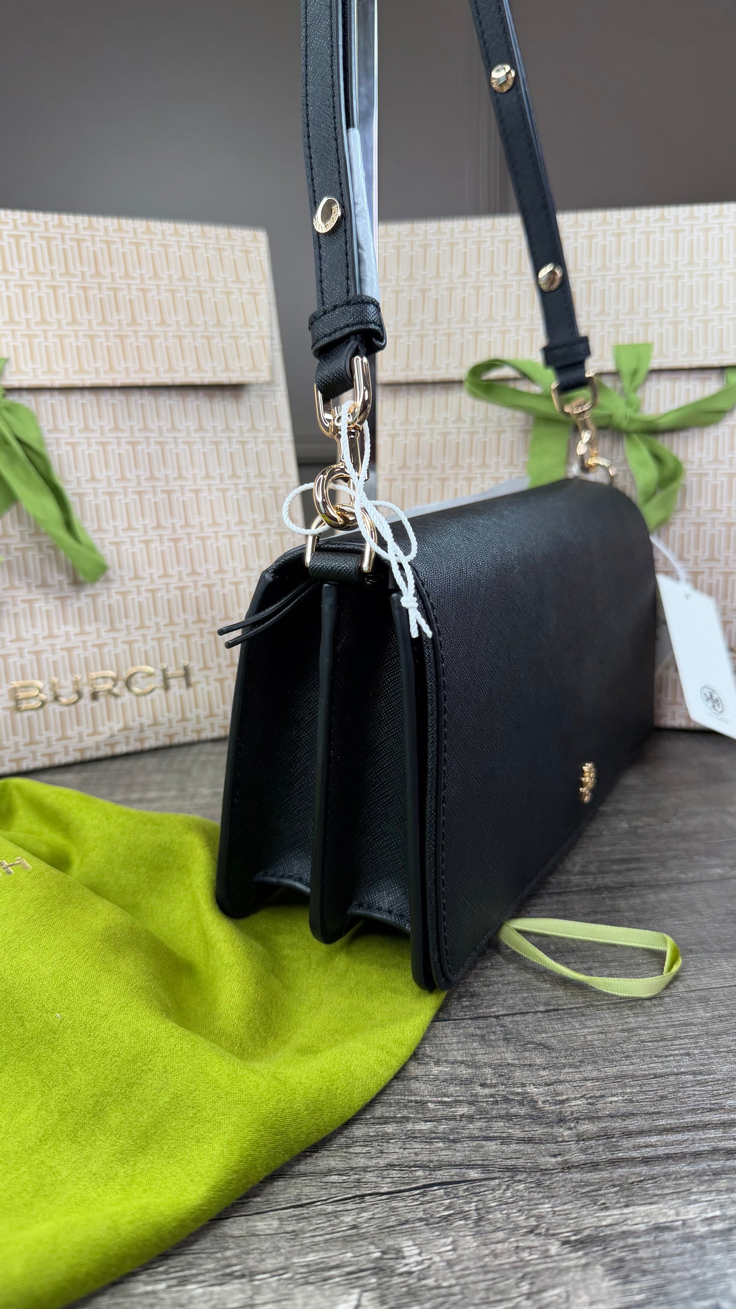 Bolsa Tory negra Emerson convertible