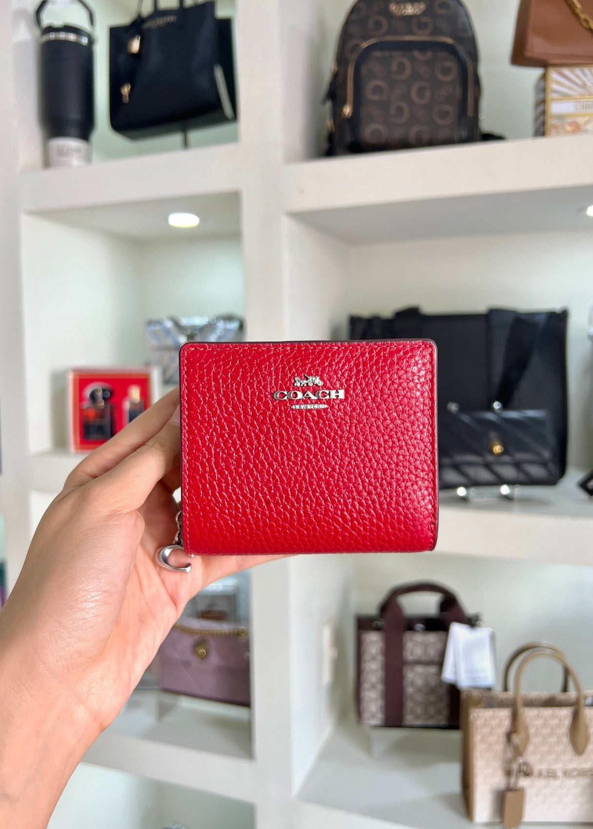 Cartera roja coach