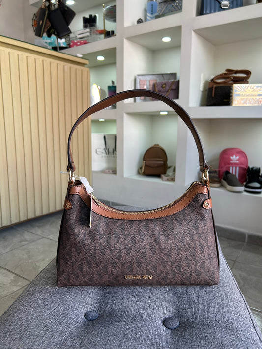 Bolsa Michael kors cafe estampada