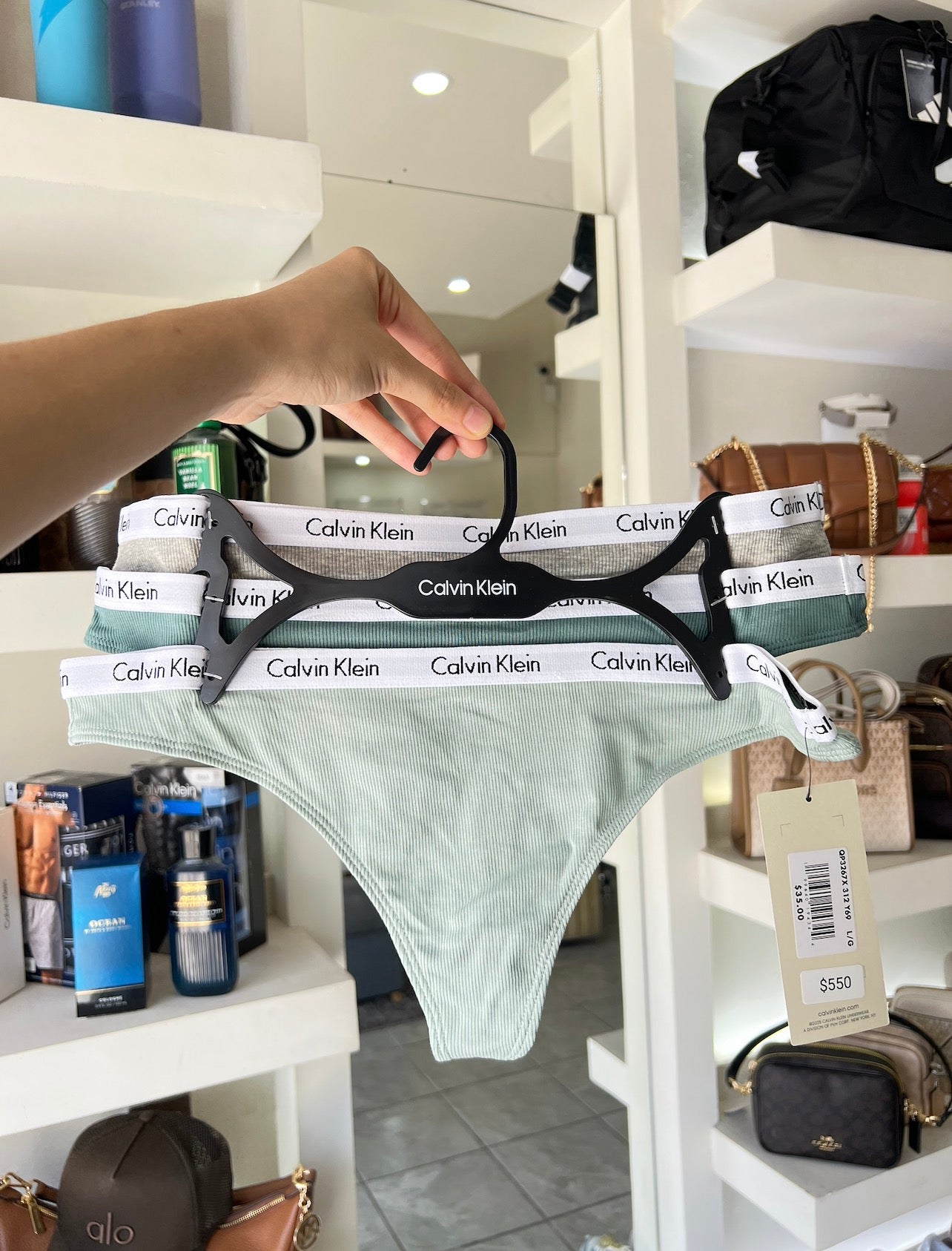 Set de 3 Tanga calvin klein talla M