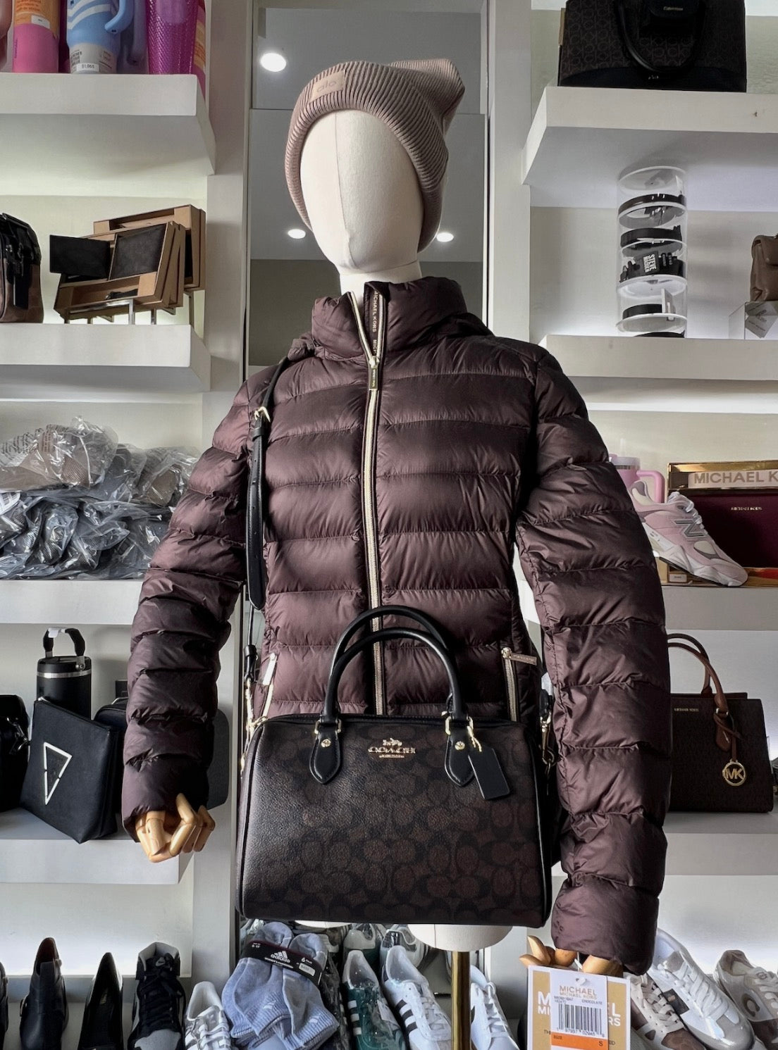 Bolsa Coach estampada chica