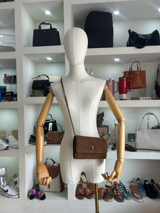 Crossbody Kurt suade color cafe