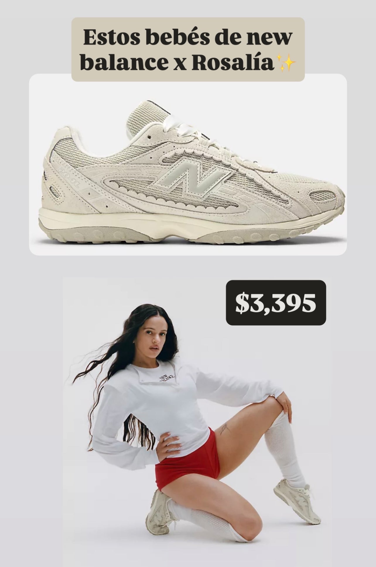 New balance 294L Sea salt with linen