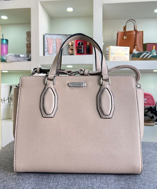 Bolsa Calvin Klein beige grande