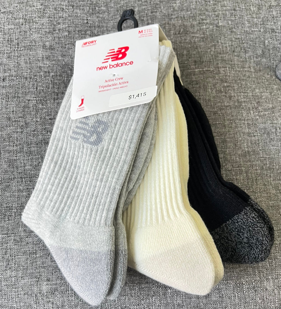 Set 3 pares calceta New balance