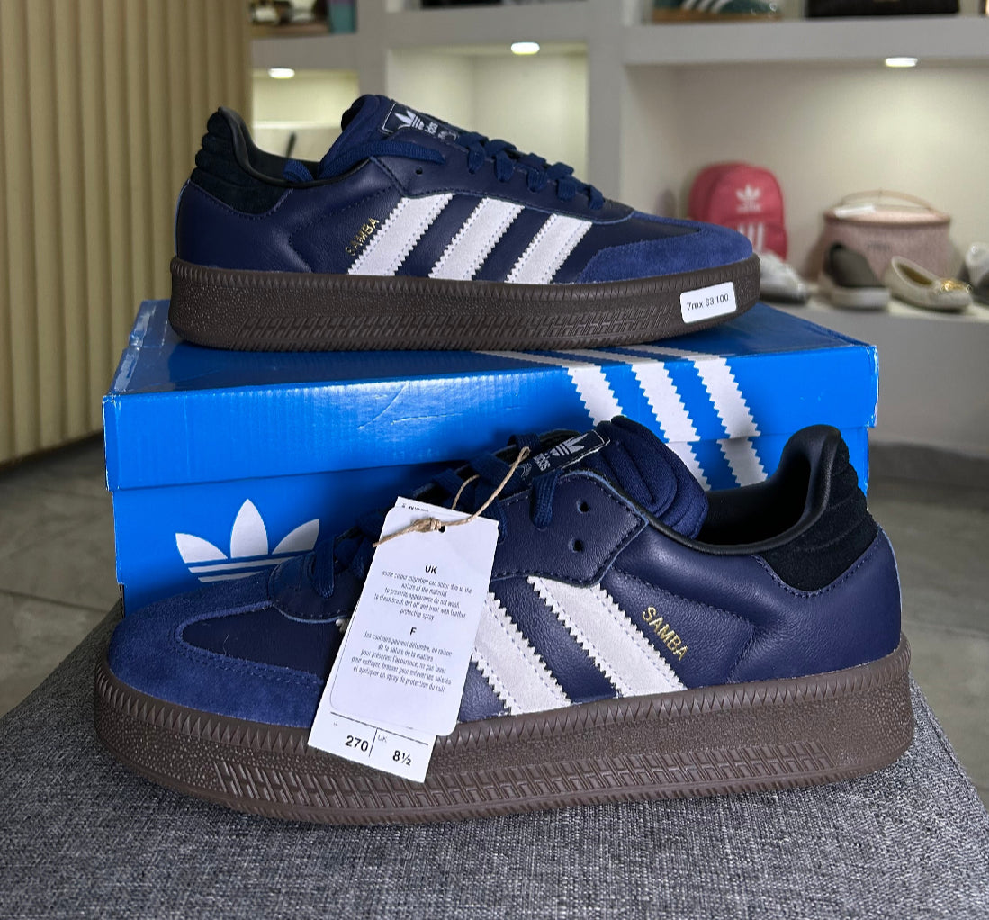 Teni Adidas azul samba XLG unisex